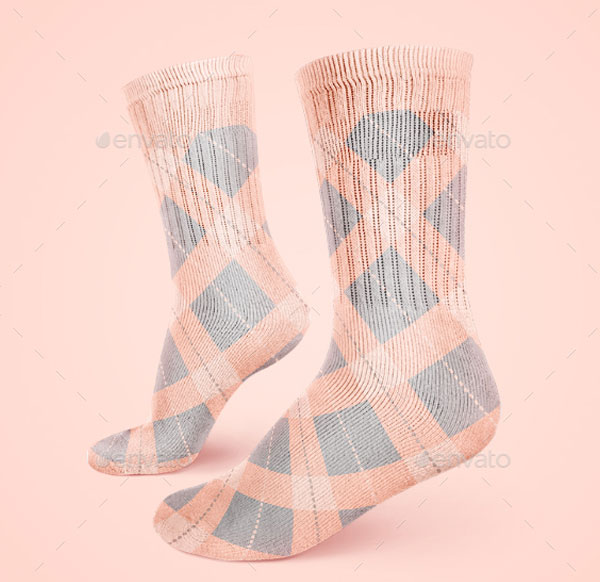 30+ Sock Mockups - Free & Premium PSD Downloads